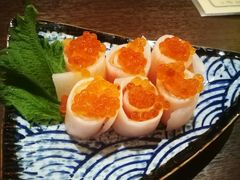 白萝卜片卷烟熏三文鱼-八木鸟居酒屋(小木桥路店)