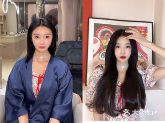 头发留不长的女孩看过来