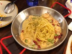 虾仁辣奶油意面-Kpasta韩式意大利面