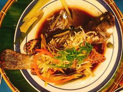 清蒸石斑鱼-茉莉.Red Crab
