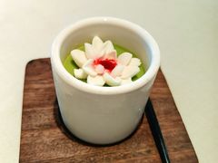 一朵白莲千娇照水-蘇锦宴·淮扬菜烤鸭·小院(三元桥霄云路店)