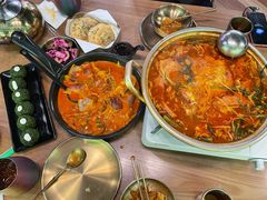 部队火锅加芝士-HOTISLAND海鸡岛·韩国料理(江南西店)