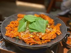铁板章鱼五花肉-春熙台韩国料理·章鱼肥牛(西丽店)