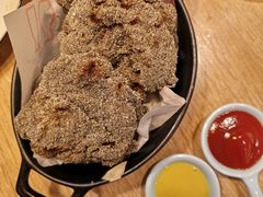 墨鱼汁炸鸡排-托斯卡纳烘焙意大利餐厅(五天地店)