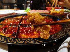 牛油全红汤锅底-黄家码头老火锅(解放碑旗舰店)