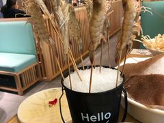 活串基围虾-鲜货俚鲜火锅(青果路店)