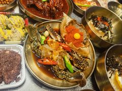 -草家酱蟹炭火烤肉店(珲春南路一店)