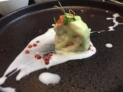 青芥沙拉虾配玫瑰鱼籽-云门锦翠(商鼎国际店)