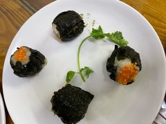 蟹籽紫菜小米-正宗普宁豆干坊·洪记砂锅粥(红领巾路店)