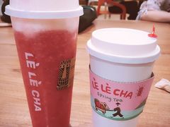 奶酪红草莓-LELECHA乐乐茶(上海五角场万达广场店)