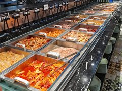 自助取餐区-九寸花汀海鲜烤肉自助(中东迪克店)