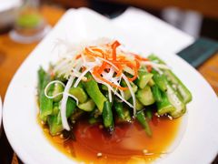 白灼秋葵-云海肴·汽锅鸡·云南菜(苏州中心店)