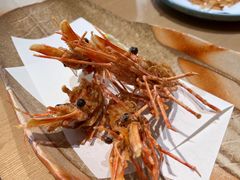 炸牡丹虾头-七福日本料理
