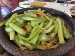 铁板鲜芋梗-农厨好味·温泉鹅·农家菜
