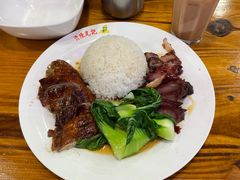 烤鸭瘦叉双拼-澳门陈光记烧味饭店(南京德基广场店)