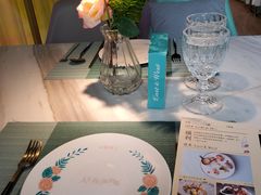 餐具摆设-蜜桃花开·中西融合菜E&W(南长街店)