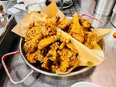 炸鸡翅一半一半-富乐满韩国正宗炸鸡韩国料理(虹泉路店)