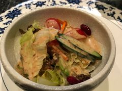 有机蔬菜沙拉配芝麻酱-广东嘉华大酒店·季花铁板烧餐厅