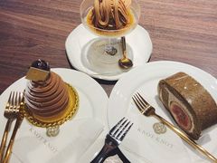 栗の秋&nbsp;·&nbsp;焙茶布丁杯-KNOTKNOT珞珞·日式甜品(K11店)