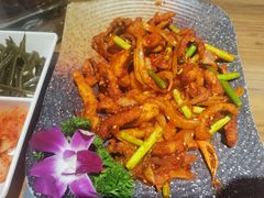 麻辣鱿鱼-冰川延边料理·炭烤串(原小木屋店)