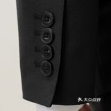 重庆西服丨黑色西服穿上身✅真的很高级☕️