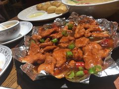-东来菜馆•手抓海鲜家常菜•海鲜锅贴(鸽子窝店)