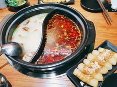 牛油鸳鸯锅底-串门邻居串串火锅(云南南路店)