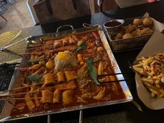 鱼饼火山炒年糕-包装马车·韩国料理·포장마차