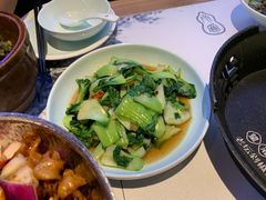 油渣炒四季青菜-望湘园·洞庭渔宴(永旺店)