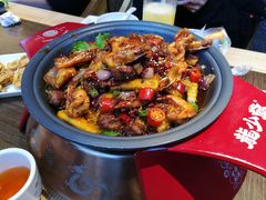 干锅排骨虾-龙少爷碳火干锅(环球中心店)