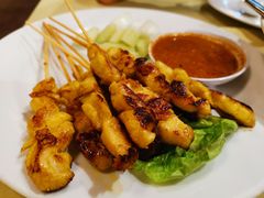鸡肉沙爹-真浪花园海鲜餐馆
