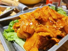 辣椒酱炒五花肉-冰川冷面·延边菜·炭烤串(观前店)