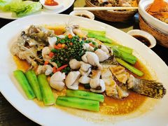 鲜花椒蒸桂花鲈-猪肉婆私房菜(容桂总店)