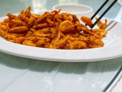 香辣河虾-闻道食府烙饼卷带鱼(原车耳营店原大觉寺店)