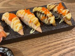 芝士火焰三文鱼寿司-渔井食堂(新洲店)