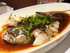 萧山萝卜干酱蒸竹笋壳鱼-南麓·浙里(外滩店)