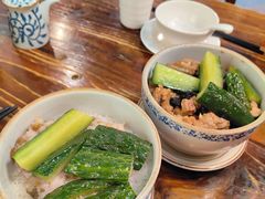 梅菜肉饼蒸饭-黄祥华养生堂·炖汤·营养蒸饭(岭南天地店)