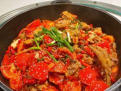 -贵州辣子鸡番茄鸡