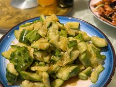 拍黄瓜-华盛园卷子王农家菜水库鱼