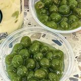 在奶茶里喝到了糯叽叽的豆沙青团💚谁能拒绝‼️