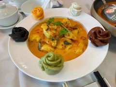 咖喱虾球伴五彩馒头-香乐园·淮扬菜中餐厅·Shang Garden(福田香格里拉店)