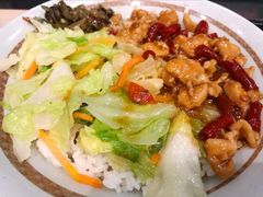 香辣宫保鸡丁豆花饭-永和大王(一口茶豆浆|花香豆更香·碧榕湾店)