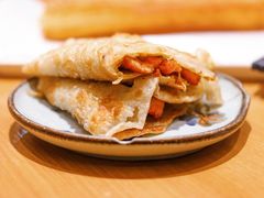 蛋饼夹里脊-小桃园·豆浆油条(复兴中路店)