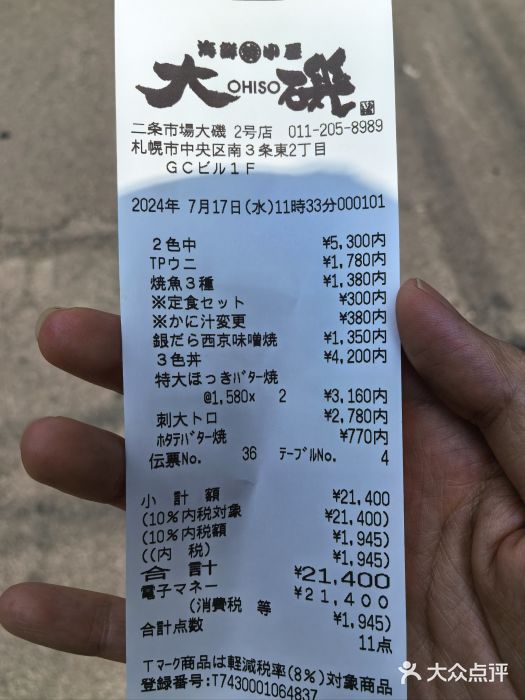 札幌二条市场 大矶 OHISO(总店)图片