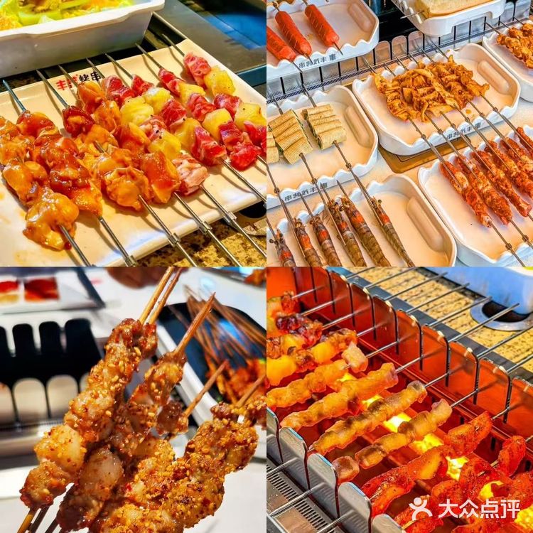 万江华南摩这家烤串真的好好吃😋
