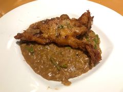 软壳蟹黑蒜忌廉意大利饭-地中海休闲餐厅