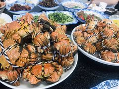 -七的湖·晚芳亭·阳澄湖农家菜·大闸蟹(莲花岛店)