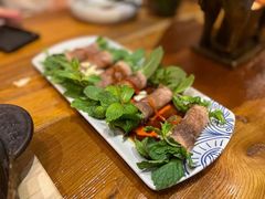 薄荷牛肉卷-云海肴·云南小炒·汽锅鸡(天津国金汇店)