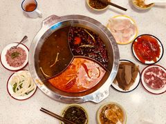 艳红酸辣三拼锅-陳艳红火锅(港汇店)