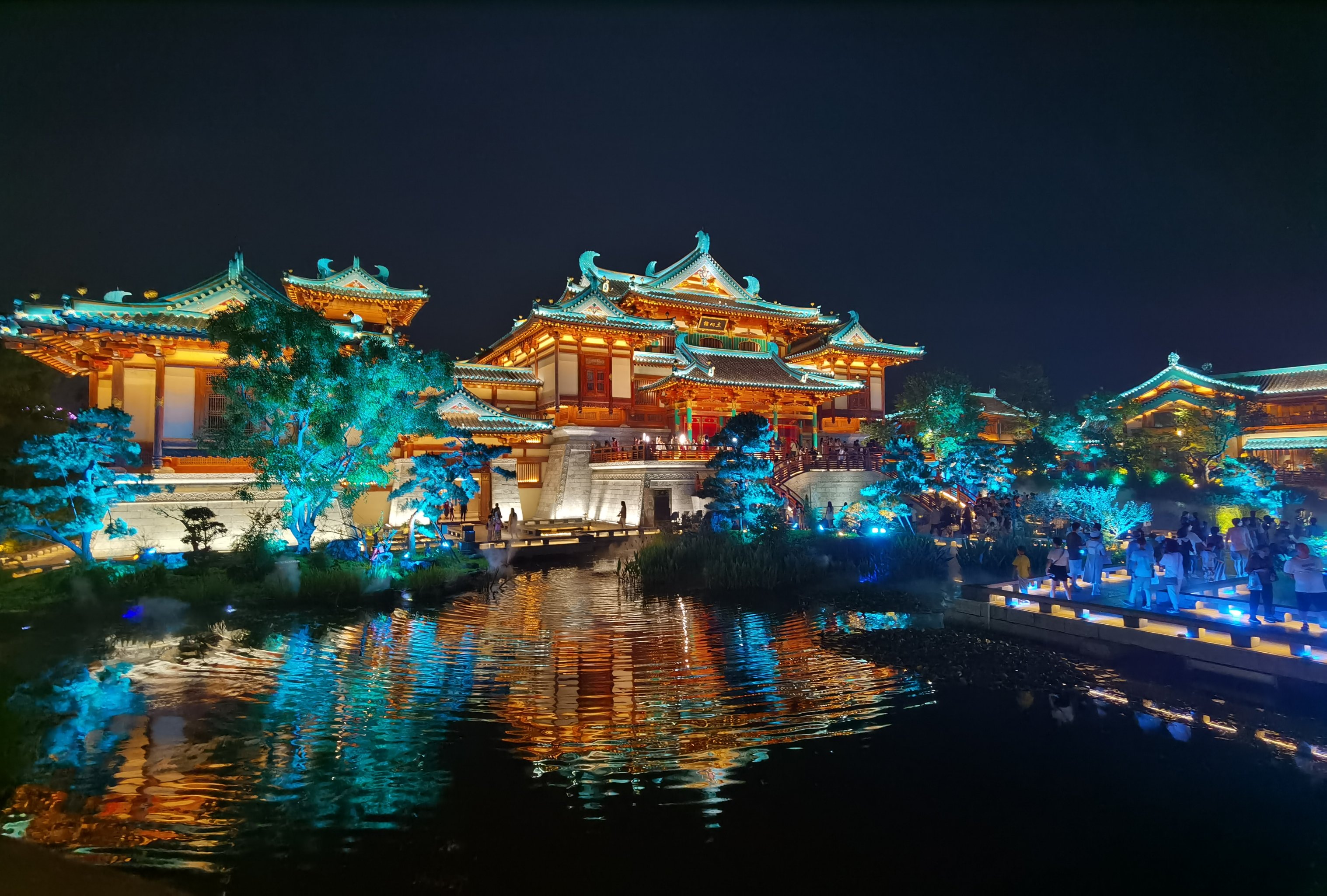 小城夜景图片图片